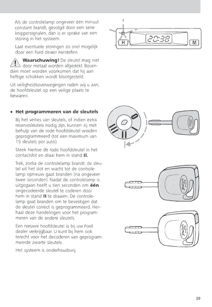 1992-1995 Ford Escort Gebruikershandleiding | Nederlands