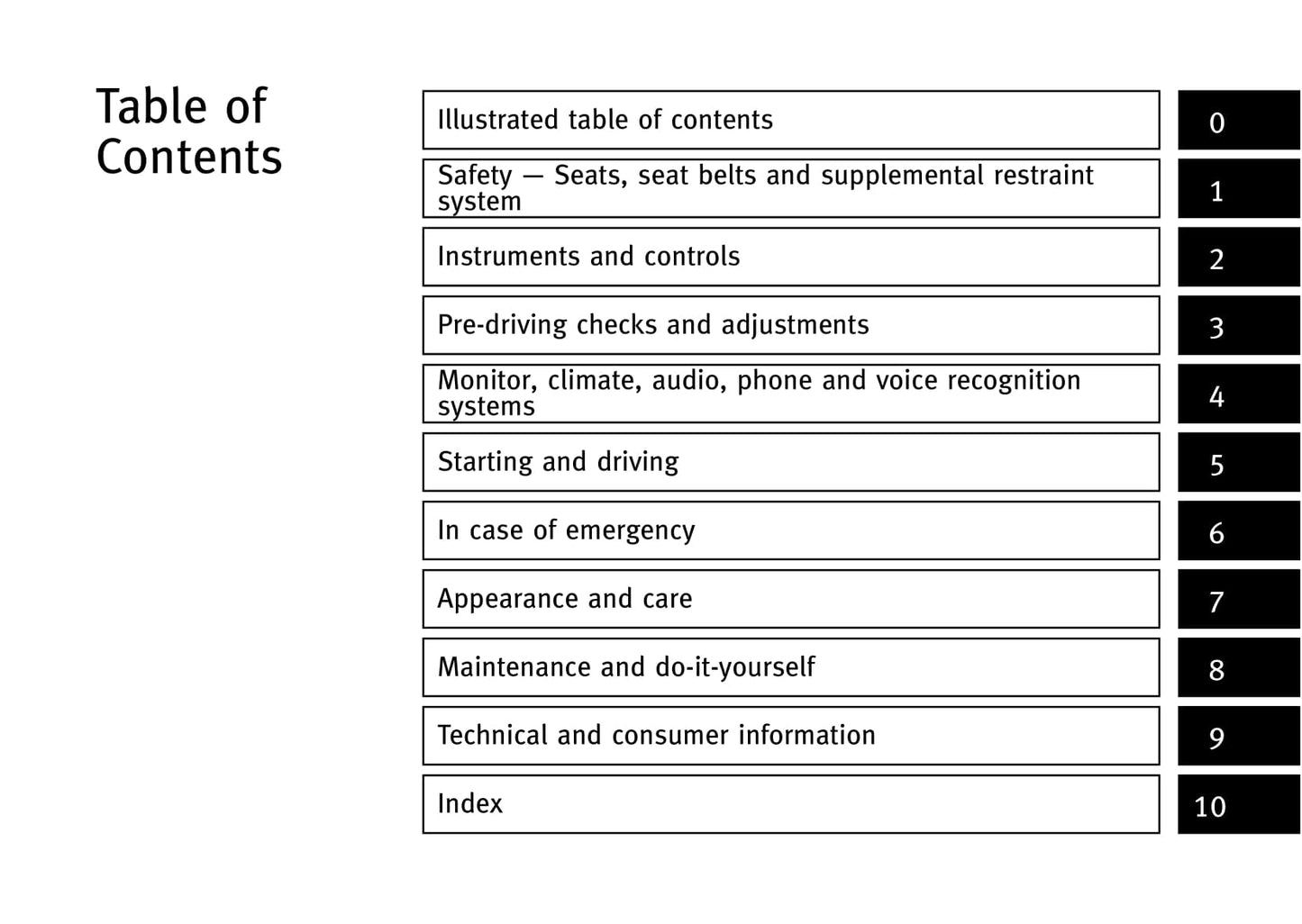 2013 Infiniti FX Owner's Manual | English