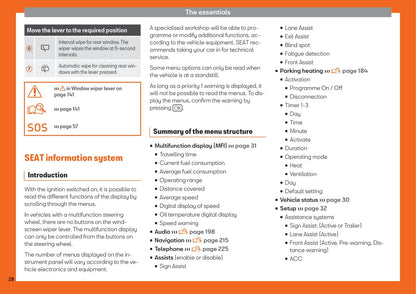 2018-2019 Seat Alhambra Owner's Manual | English