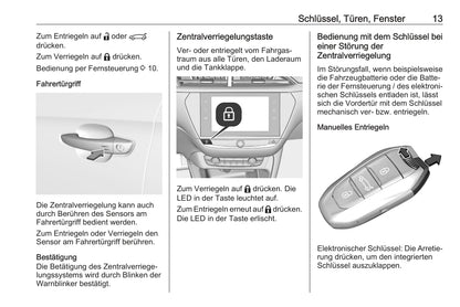 2021 Opel Corsa/Corsa-e Bedienungsanleitung | Deutsch