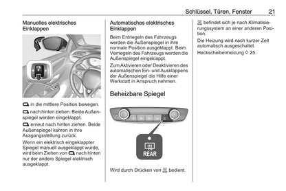 2021 Opel Corsa/Corsa-e Bedienungsanleitung | Deutsch