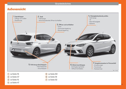 2018-2019 Seat Ibiza Owner's Manual | German