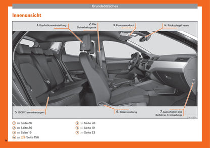 2018-2019 Seat Ibiza Owner's Manual | German