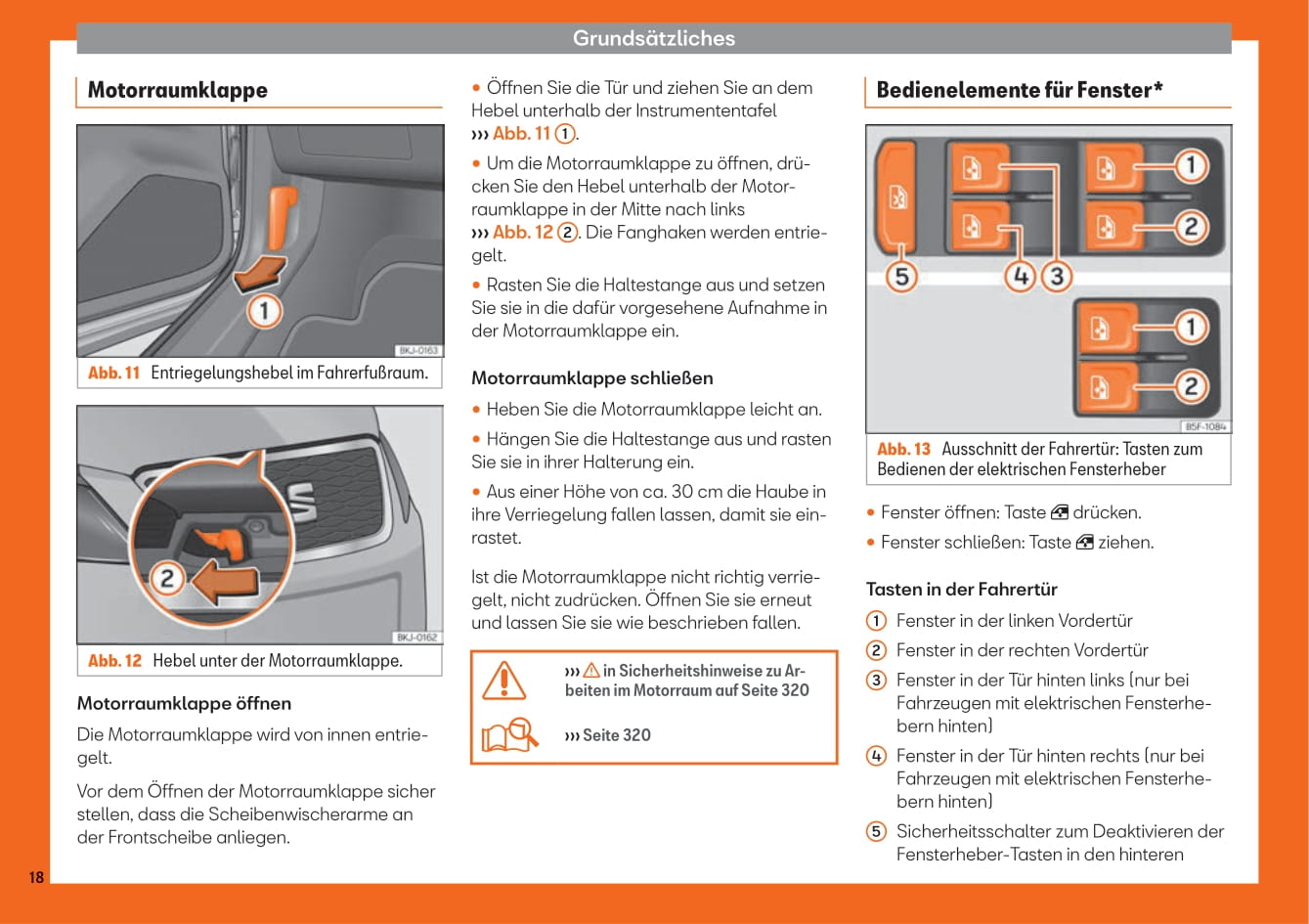 2018-2019 Seat Ibiza Owner's Manual | German