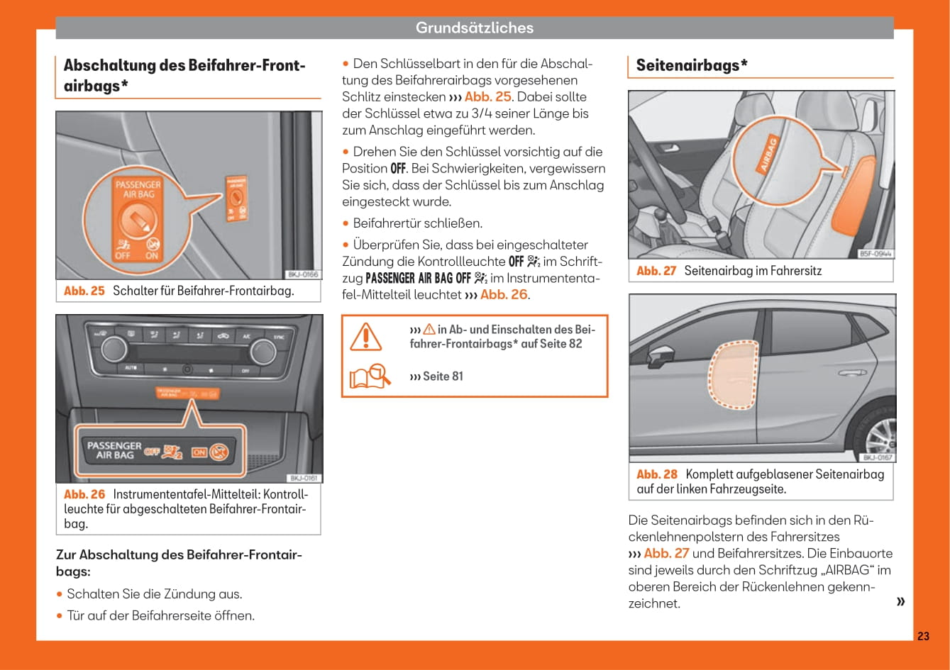 2018-2019 Seat Ibiza Owner's Manual | German