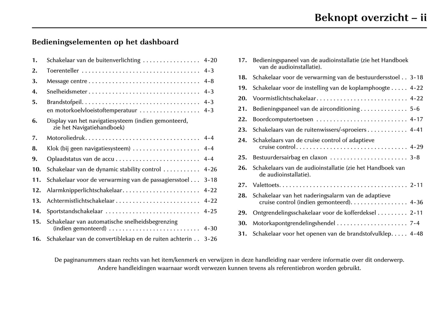 2004-2005 Jaguar XK Owner's Manual | Dutch