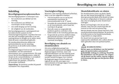 2004-2005 Jaguar XK Owner's Manual | Dutch