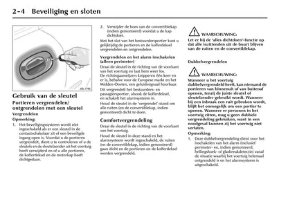 2004-2005 Jaguar XK Owner's Manual | Dutch