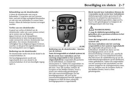 2004-2005 Jaguar XK Owner's Manual | Dutch