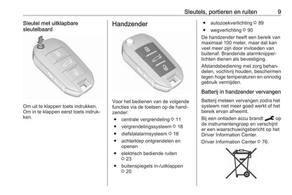 2019-2020 Opel Corsa Bedienungsanleitung | Niederländisch