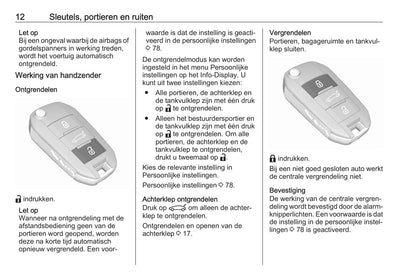 2019-2020 Opel Corsa Bedienungsanleitung | Niederländisch