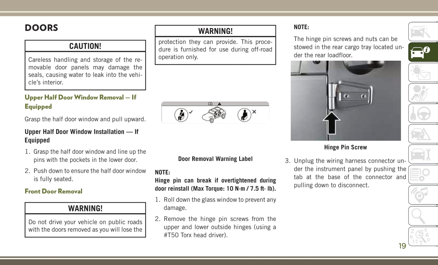 2017-2018 Jeep Wrangler Owner's Manual | English