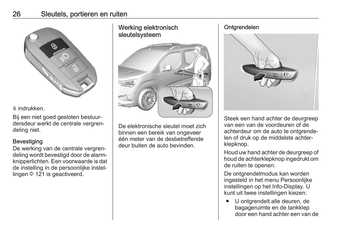 2019 Opel Combo Bedienungsanleitung | Niederländisch