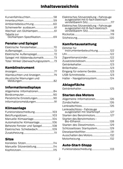 2013-2014 Ford Focus Gebruikershandleiding | Duits