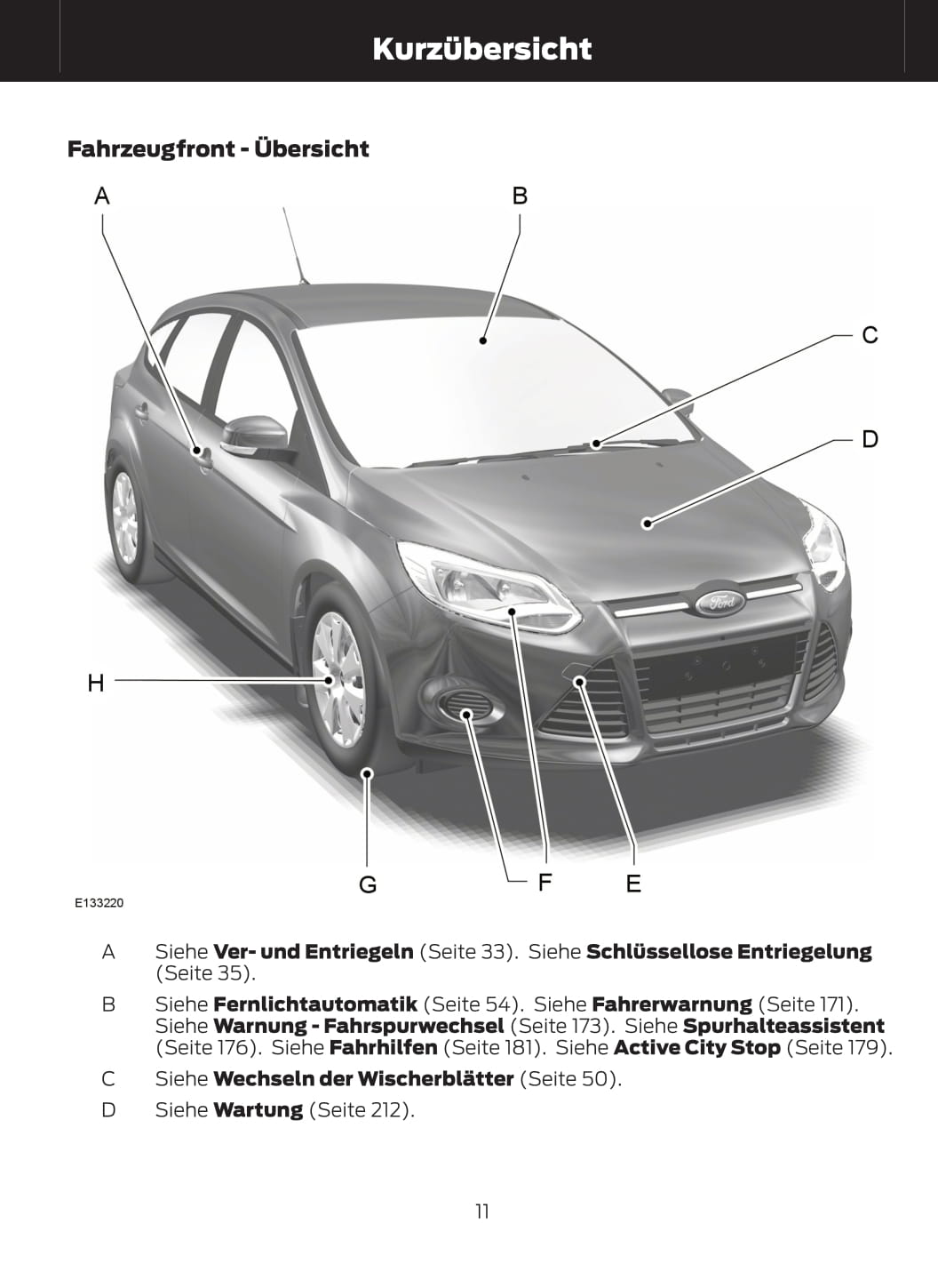 2013-2014 Ford Focus Gebruikershandleiding | Duits