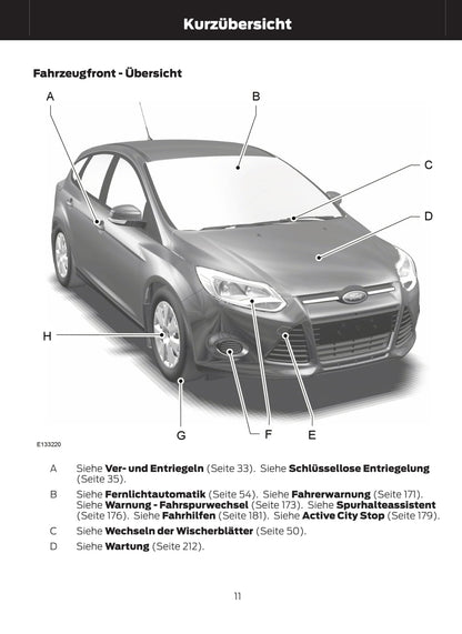 2013-2014 Ford Focus Gebruikershandleiding | Duits