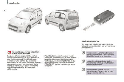 2014-2015 Peugeot Partner Tepee Gebruikershandleiding | Frans