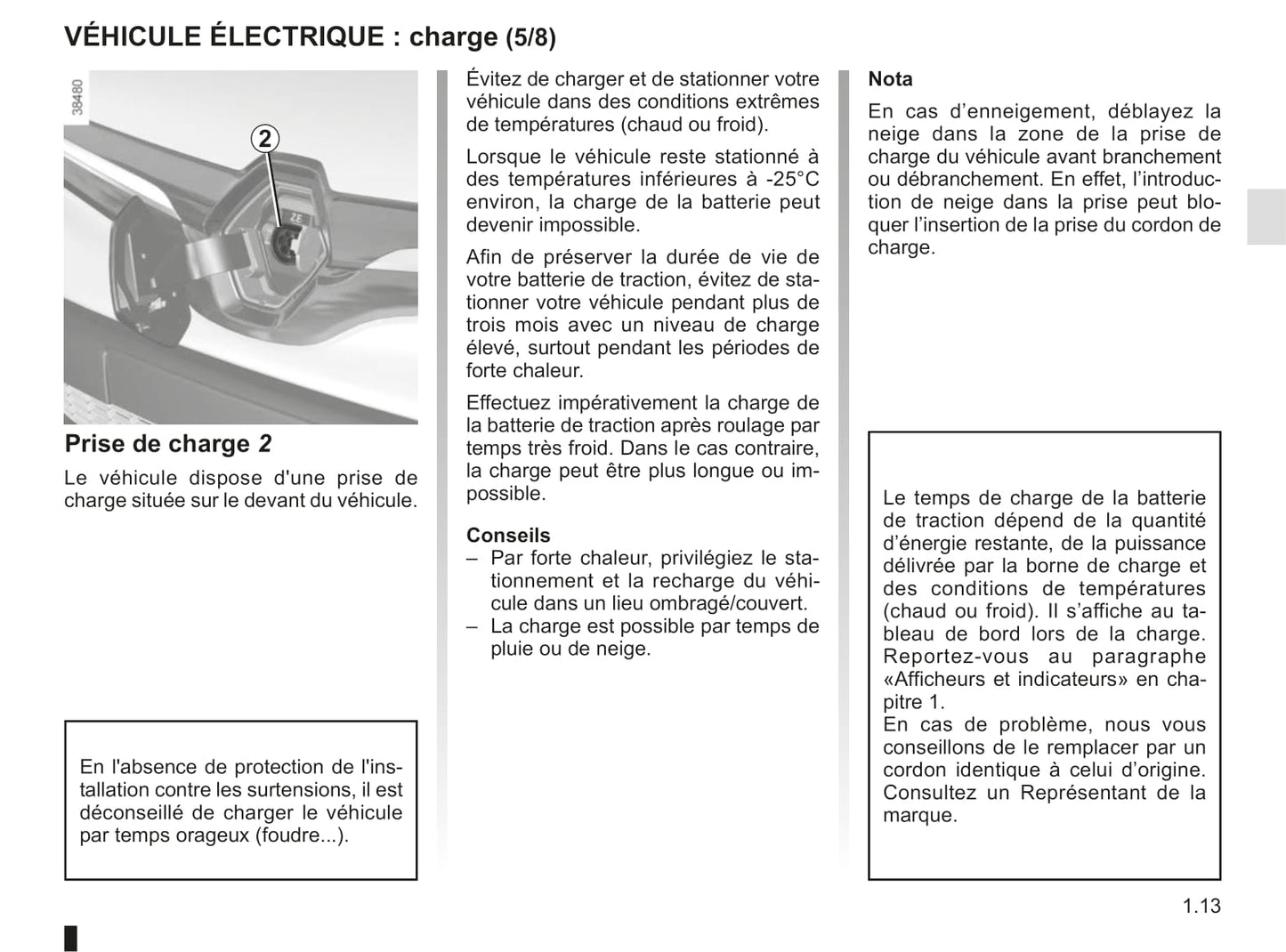 2018-2019 Renault Kangoo Z.E. Owner's Manual | French