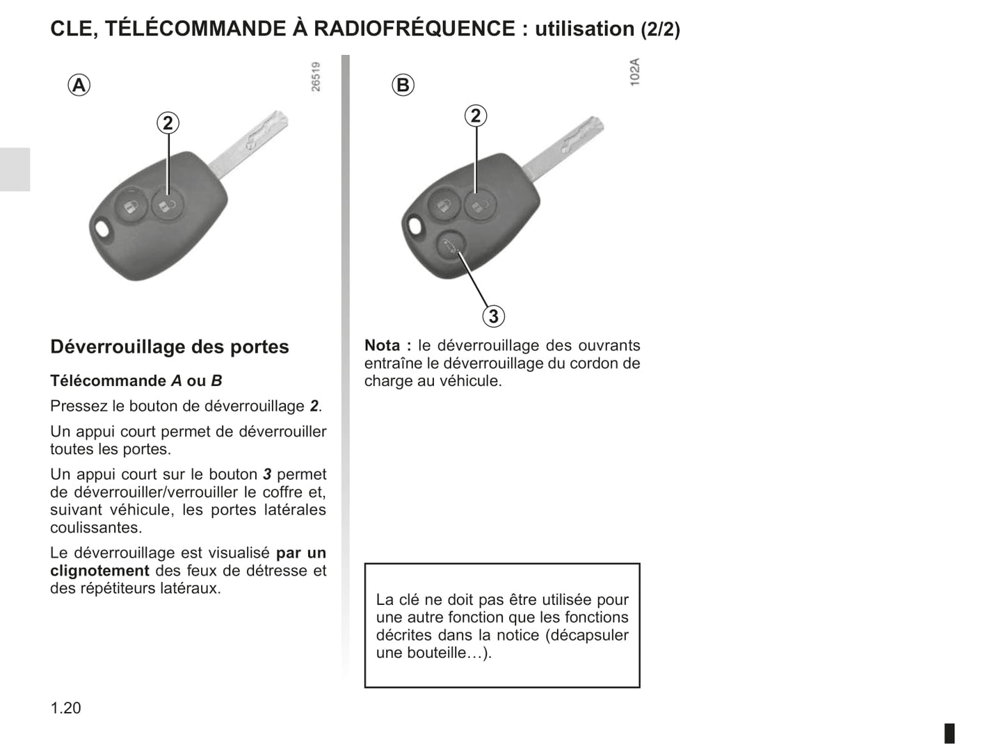 2018-2019 Renault Kangoo Z.E. Owner's Manual | French