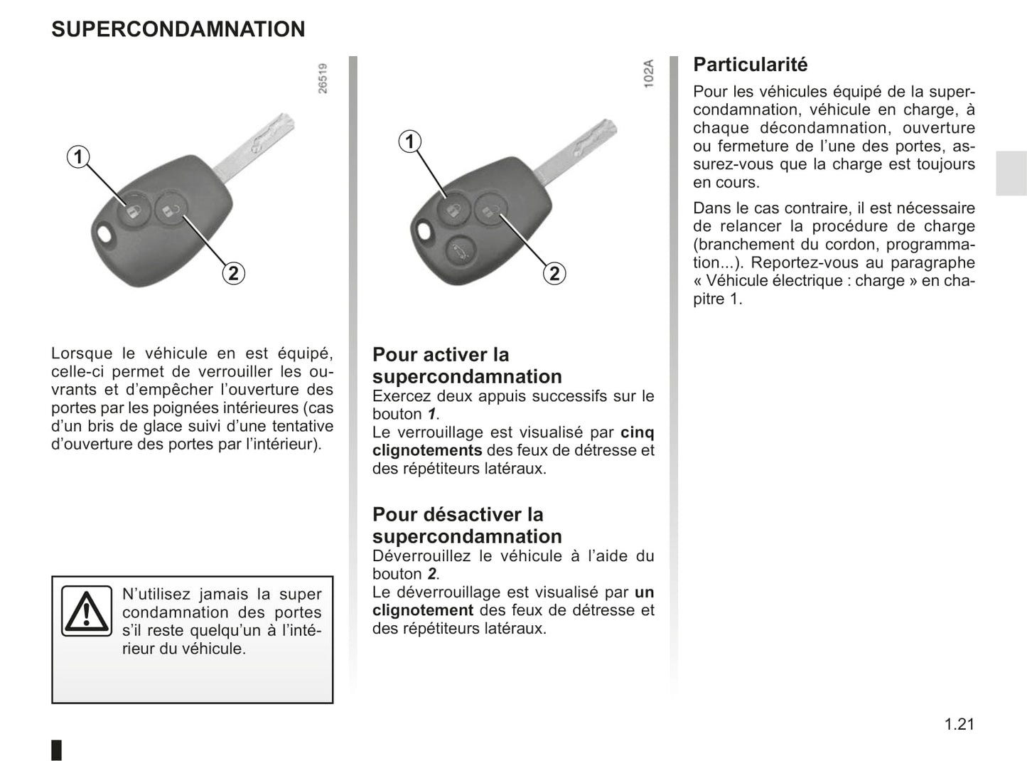 2018-2019 Renault Kangoo Z.E. Owner's Manual | French