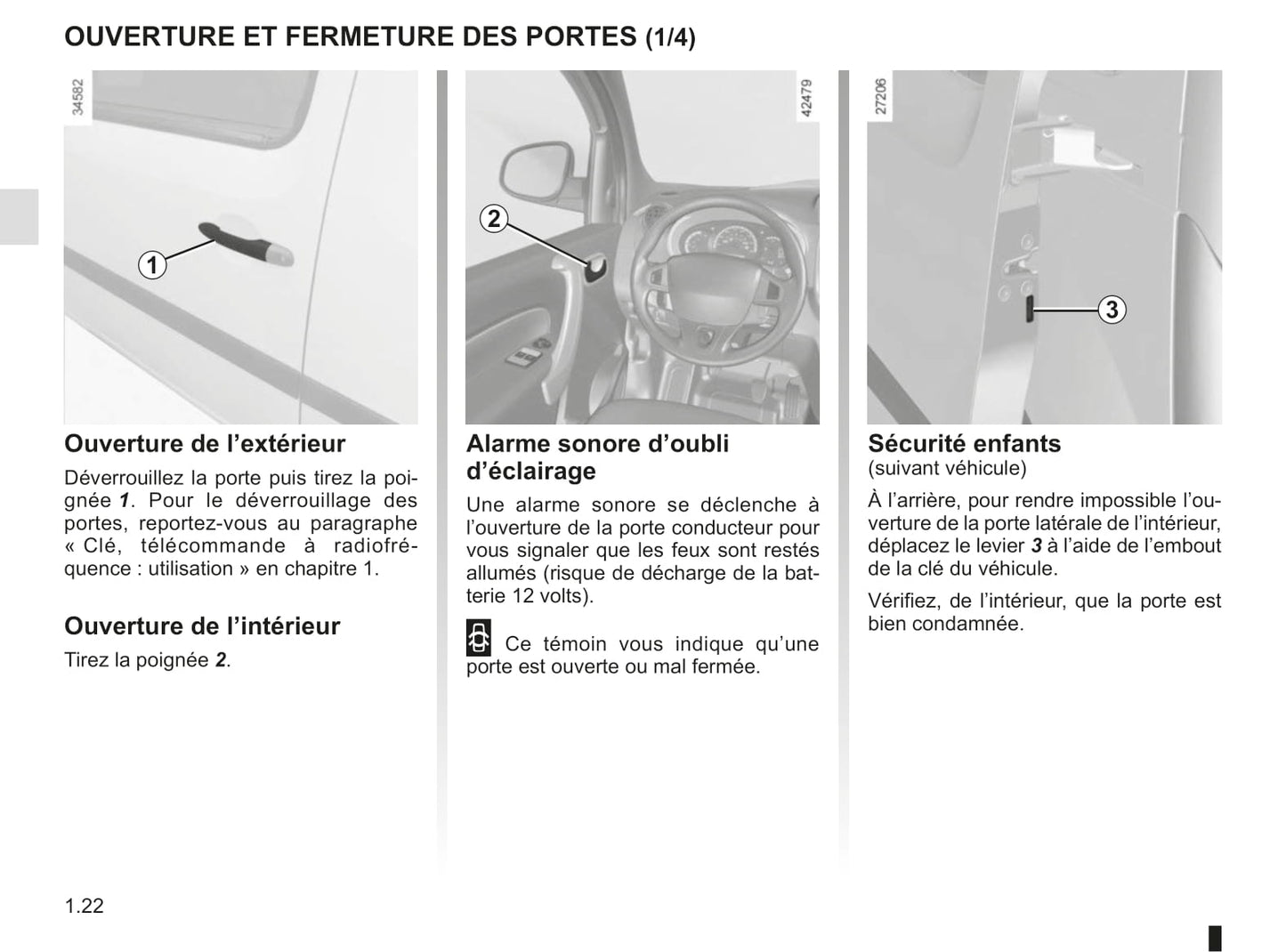 2018-2019 Renault Kangoo Z.E. Owner's Manual | French