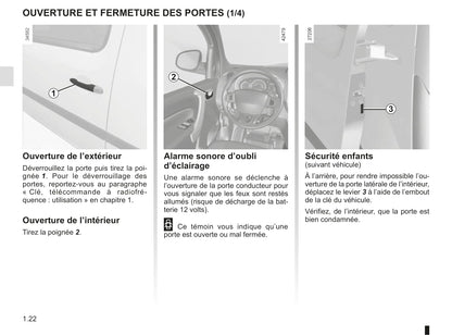 2018-2019 Renault Kangoo Z.E. Owner's Manual | French