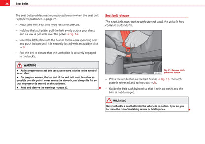 2008-2012 Seat Ibiza Bedienungsanleitung | Englisch