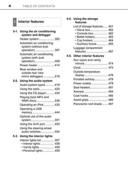 2015-2016 Toyota Auris/Auris Hybrid Owner's Manual | English