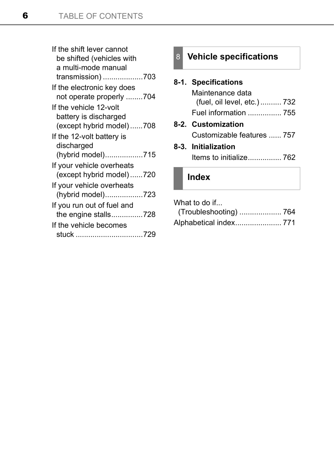 2015-2016 Toyota Auris/Auris Hybrid Owner's Manual | English