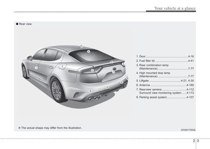 2018 Kia Stinger Owner's Manual | English