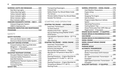 2020 Ram 3500/4500/5500 Owner's Manual | English