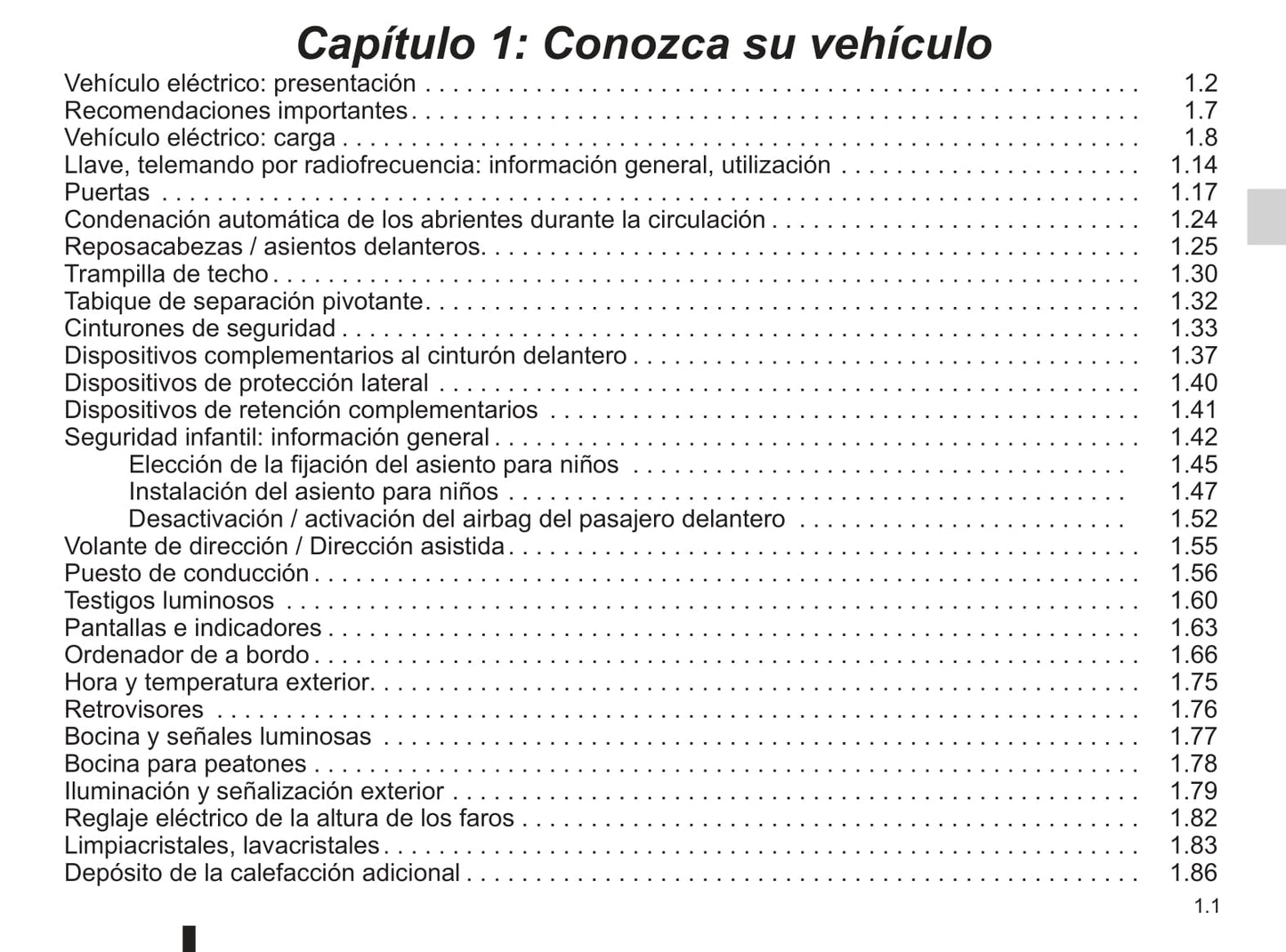 2012-2013 Renault Kangoo Z.E. Owner's Manual | Spanish