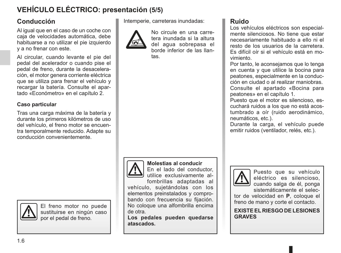 2012-2013 Renault Kangoo Z.E. Owner's Manual | Spanish