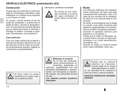 2012-2013 Renault Kangoo Z.E. Owner's Manual | Spanish