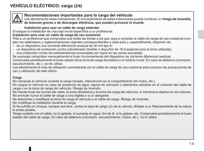 2012-2013 Renault Kangoo Z.E. Owner's Manual | Spanish