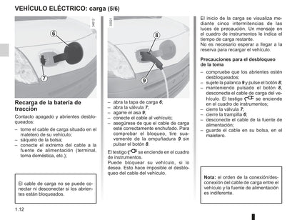 2012-2013 Renault Kangoo Z.E. Owner's Manual | Spanish