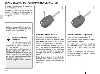 2012-2013 Renault Kangoo Z.E. Owner's Manual | Spanish