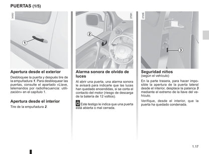 2012-2013 Renault Kangoo Z.E. Owner's Manual | Spanish