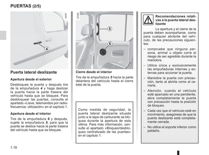 2012-2013 Renault Kangoo Z.E. Owner's Manual | Spanish