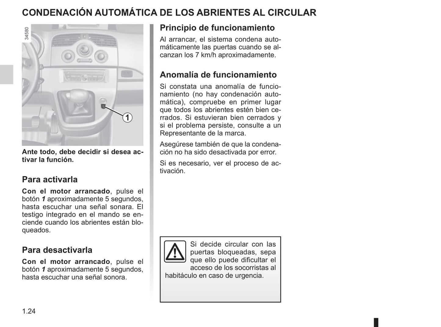 2012-2013 Renault Kangoo Z.E. Owner's Manual | Spanish