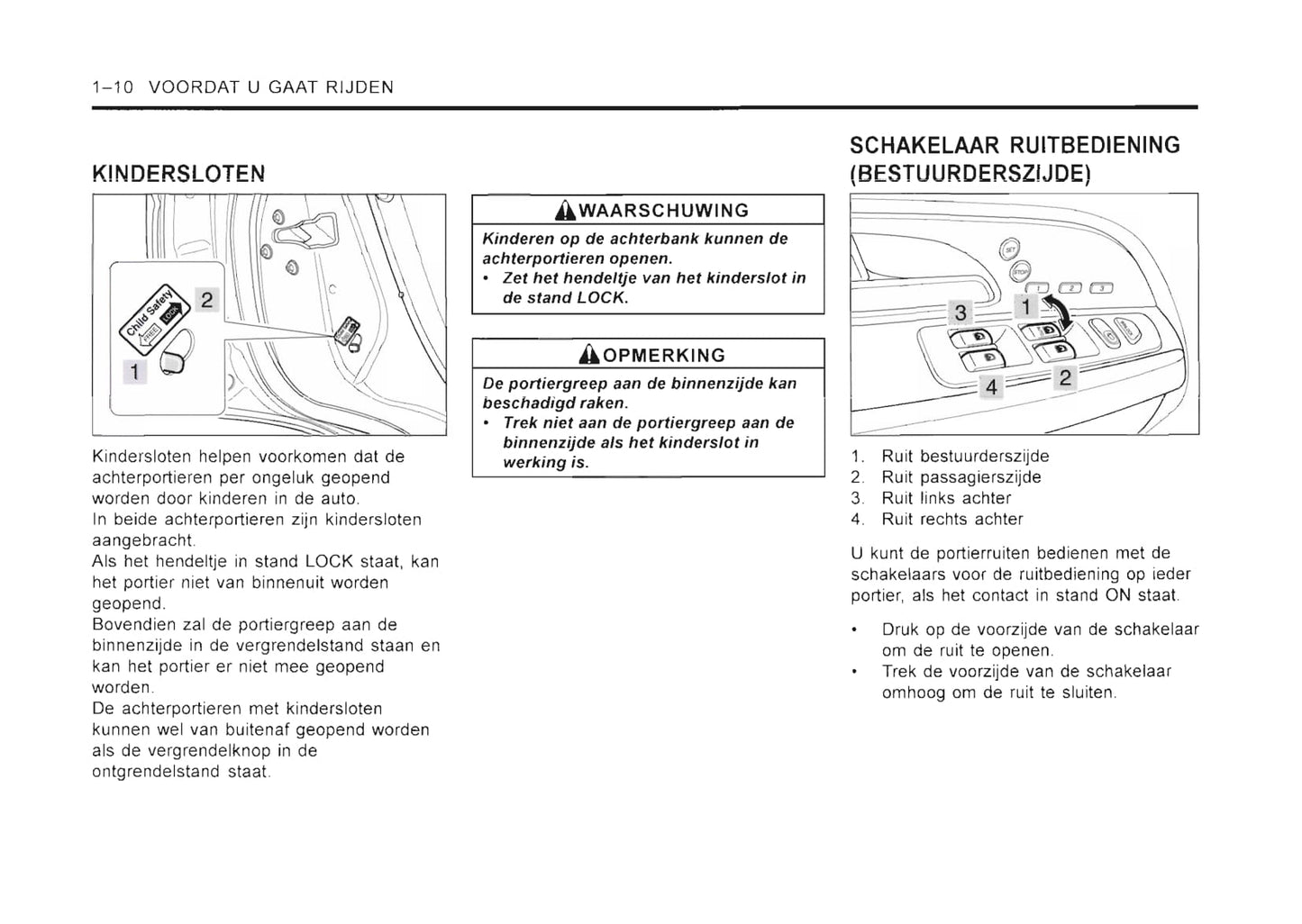 2001-2006 SsangYong Rexton Gebruikershandleiding | Nederlands