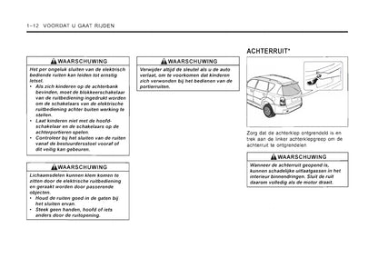 2001-2006 SsangYong Rexton Gebruikershandleiding | Nederlands