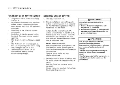 2001-2006 SsangYong Rexton Gebruikershandleiding | Nederlands