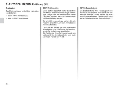 2021-2022 Renault Twingo Z.E. Owner's Manual | German