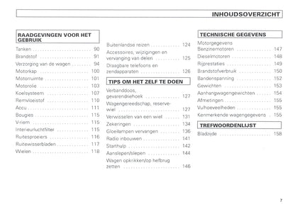 1996-1999 Volkswagen Polo Classic Bedienungsanleitung | Niederländisch