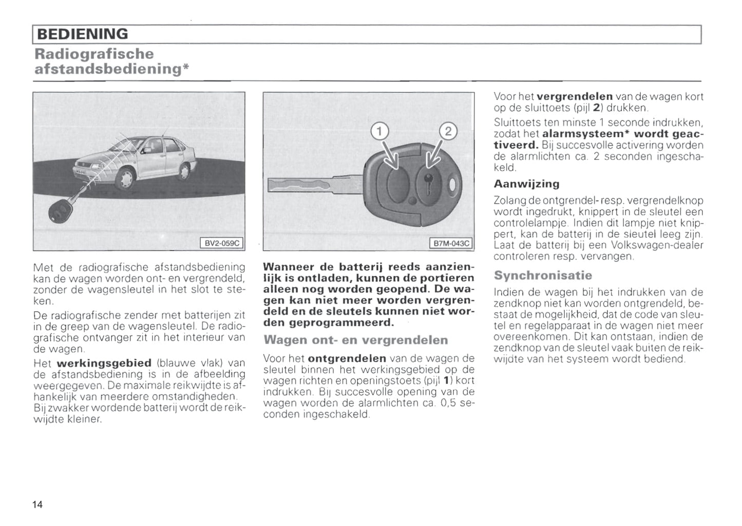 1996-1999 Volkswagen Polo Classic Bedienungsanleitung | Niederländisch