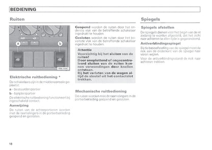 1996-1999 Volkswagen Polo Classic Bedienungsanleitung | Niederländisch