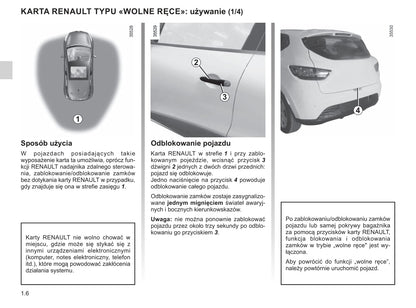 2019 Renault Clio Owner's Manual | Polish