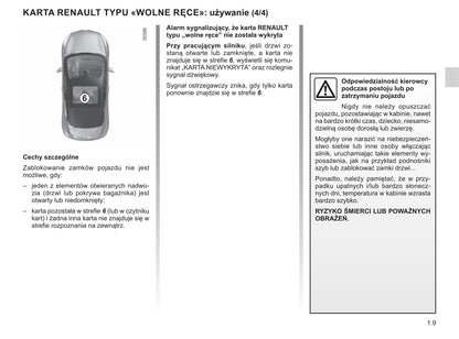 2019 Renault Clio Owner's Manual | Polish