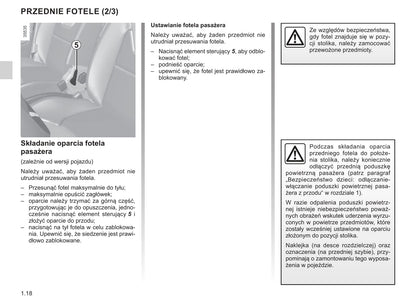 2019 Renault Clio Owner's Manual | Polish